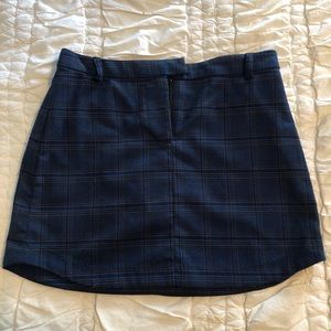 Plaid Mini Skirt